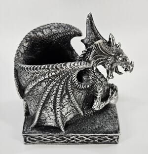 Pacific Giftware Fantasy Dragon Utility Pen Holder Desk Organizer Statue 11832